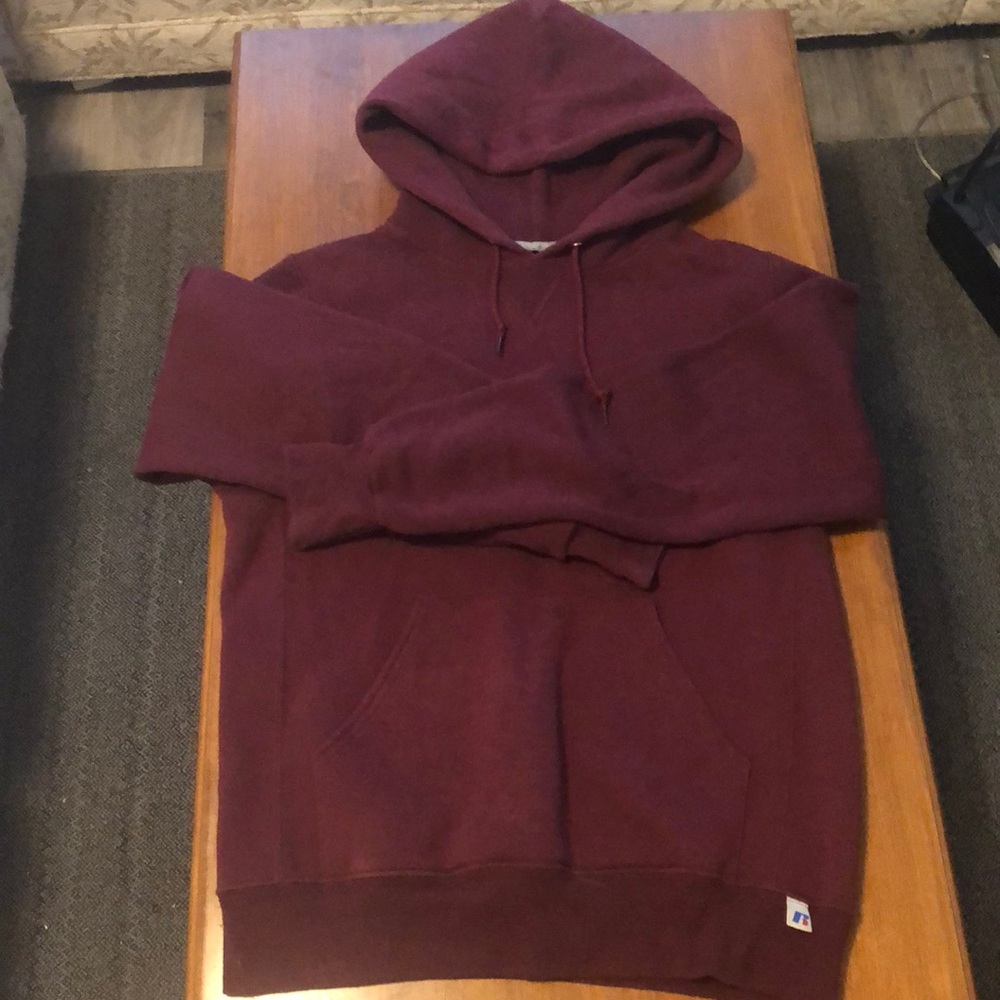 Burgundy Russel Athletic Hoodie
